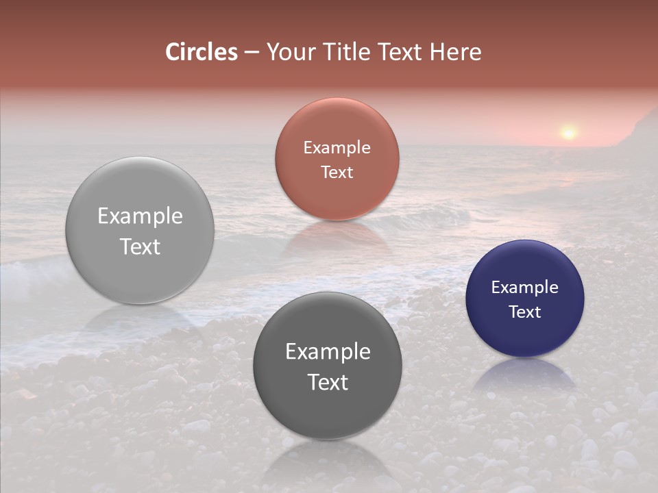 Red Travel Sky PowerPoint Template