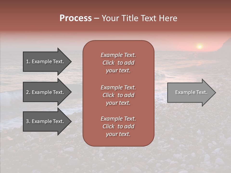 Red Travel Sky PowerPoint Template