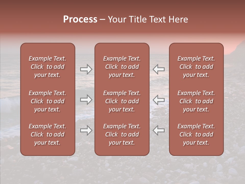 Red Travel Sky PowerPoint Template