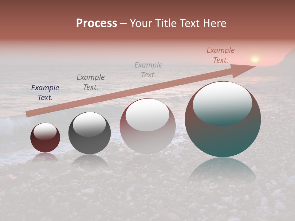 Red Travel Sky PowerPoint Template