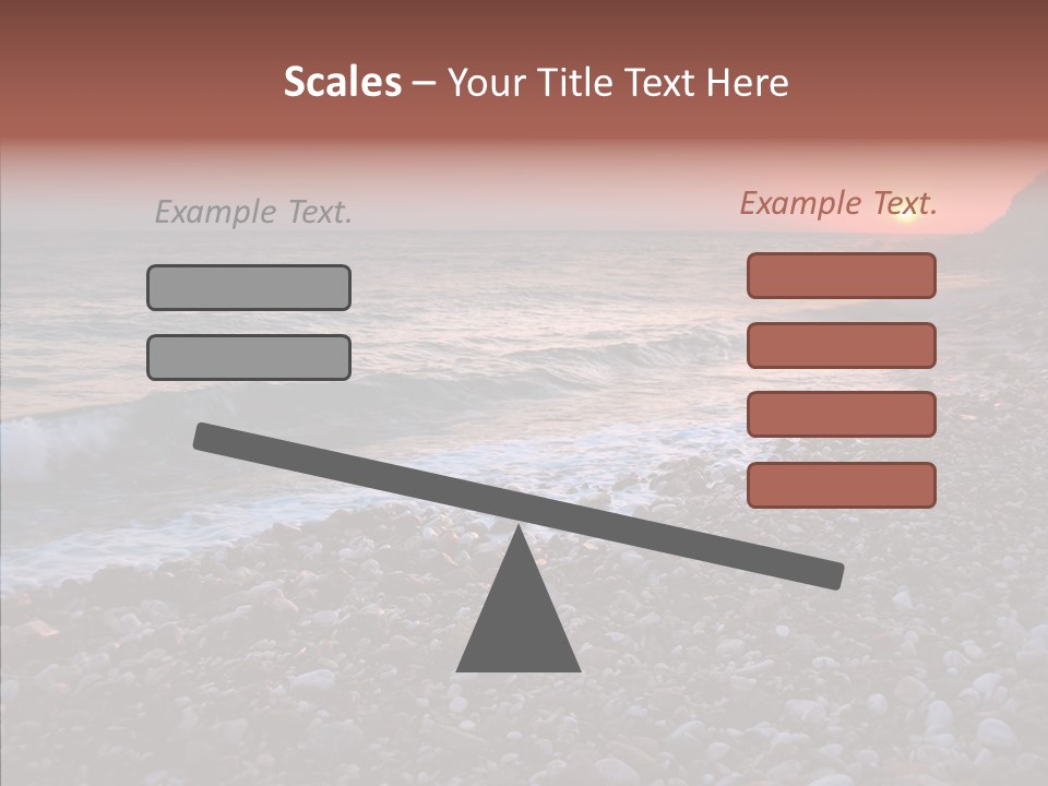 Red Travel Sky PowerPoint Template