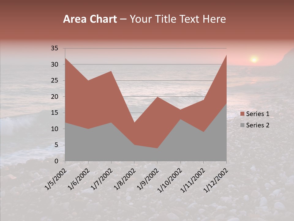 Red Travel Sky PowerPoint Template