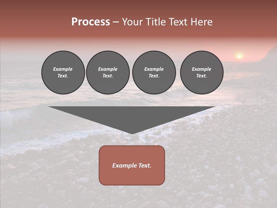 Red Travel Sky PowerPoint Template