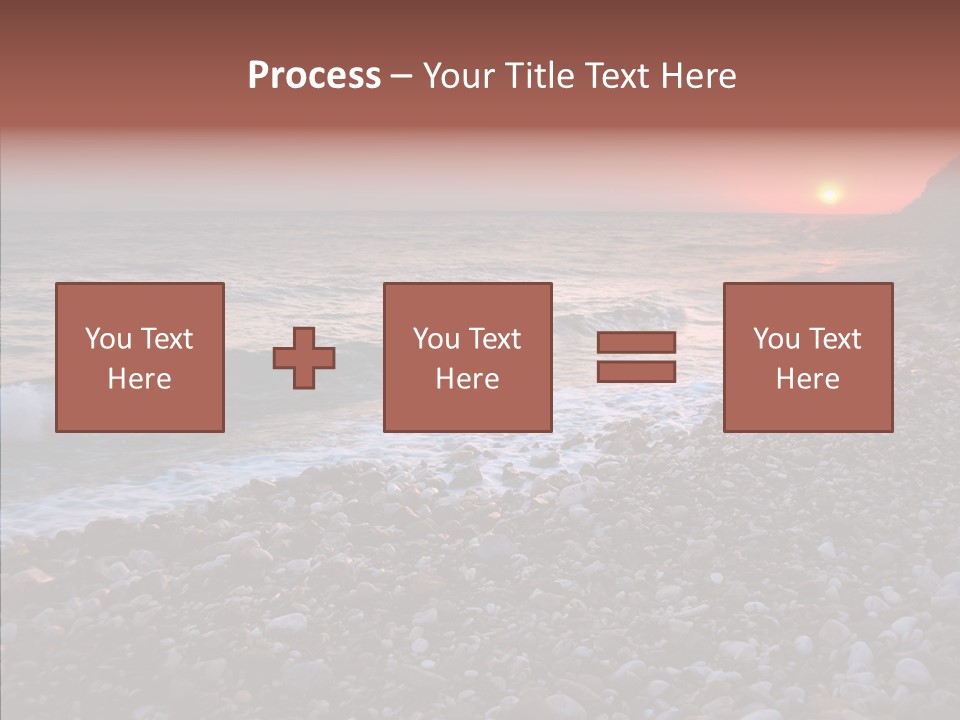 Red Travel Sky PowerPoint Template