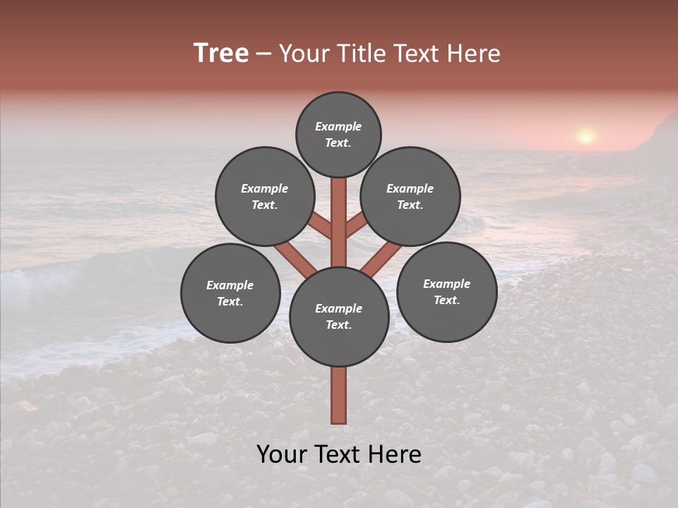 Red Travel Sky PowerPoint Template