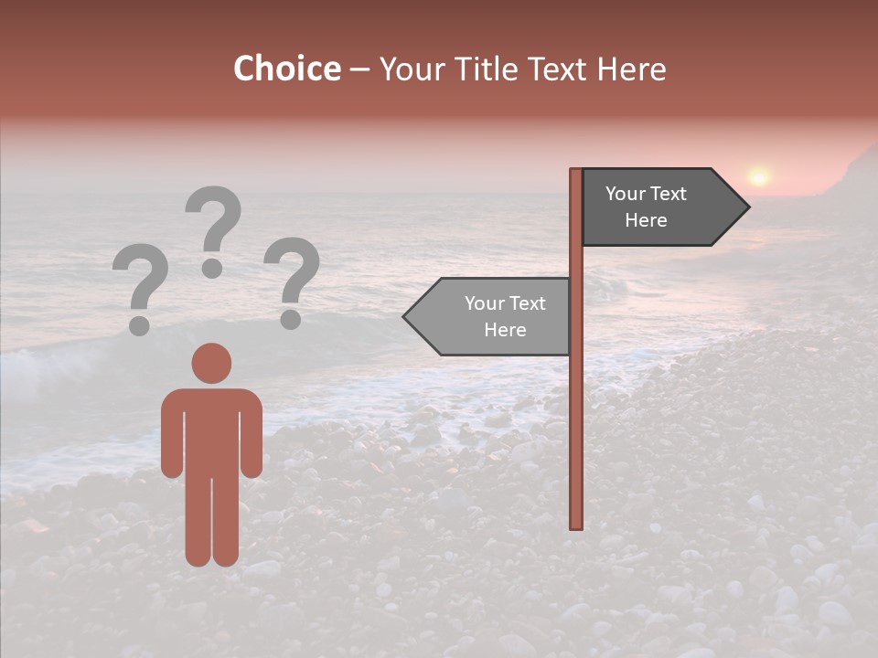 Red Travel Sky PowerPoint Template