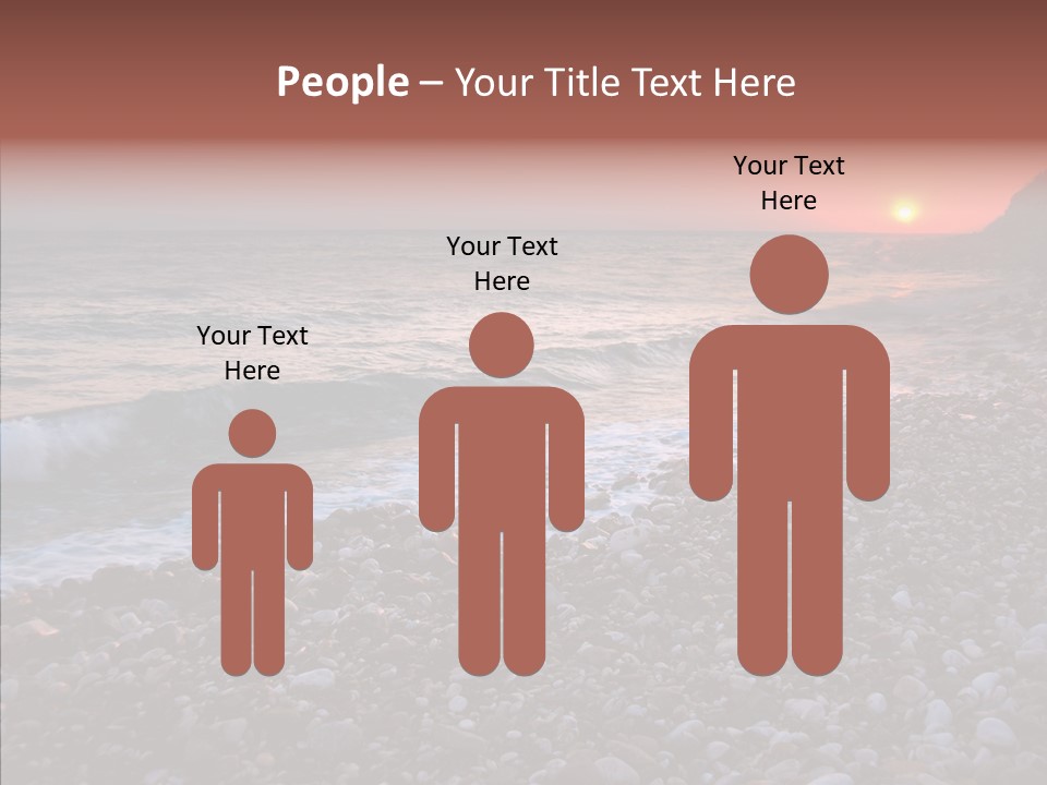 Red Travel Sky PowerPoint Template