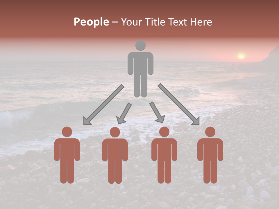 Red Travel Sky PowerPoint Template