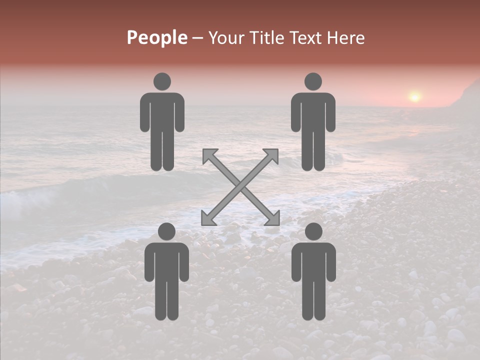 Red Travel Sky PowerPoint Template