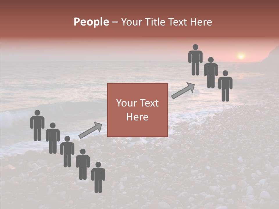 Red Travel Sky PowerPoint Template