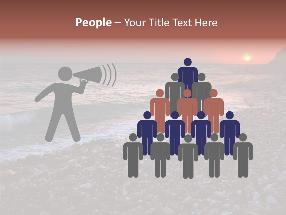 Red Travel Sky PowerPoint Template