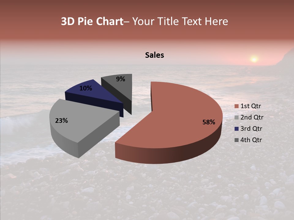Red Travel Sky PowerPoint Template