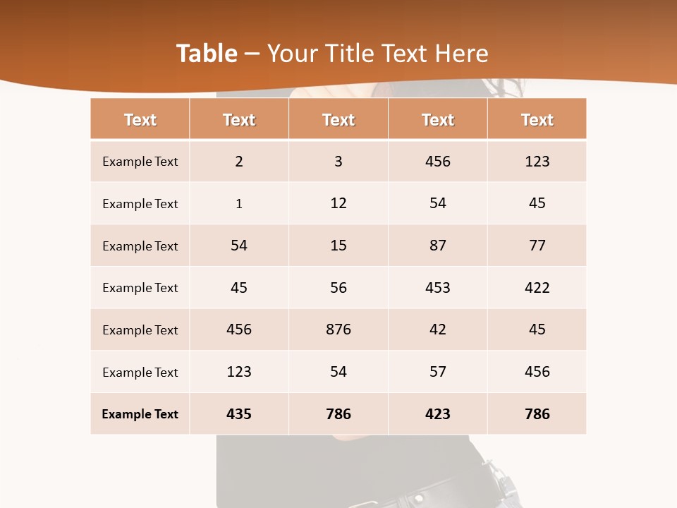 Flirting Female Makeup PowerPoint Template