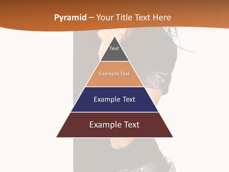 Flirting Female Makeup PowerPoint Template