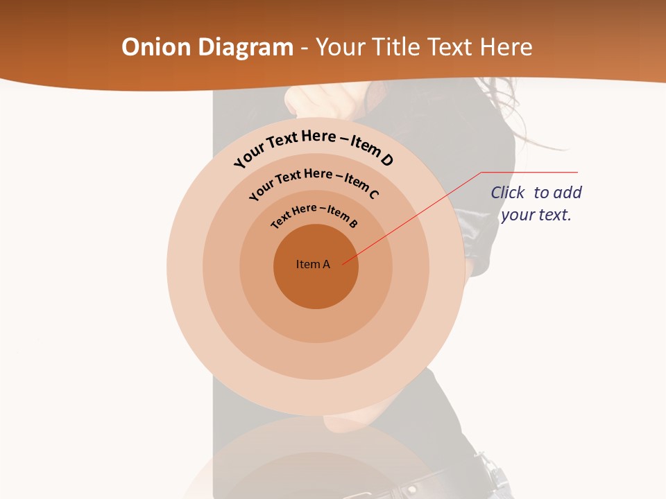 Flirting Female Makeup PowerPoint Template