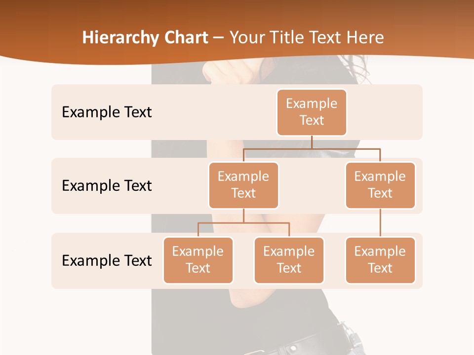 Flirting Female Makeup PowerPoint Template