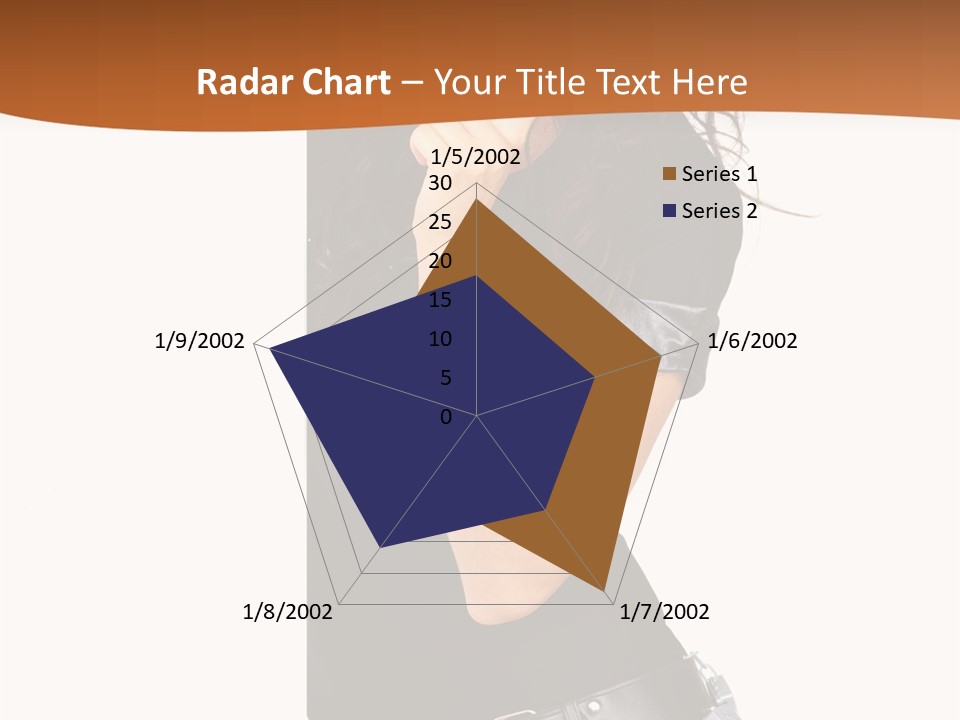 Flirting Female Makeup PowerPoint Template