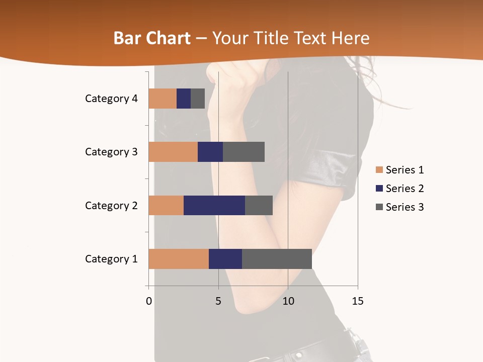 Flirting Female Makeup PowerPoint Template