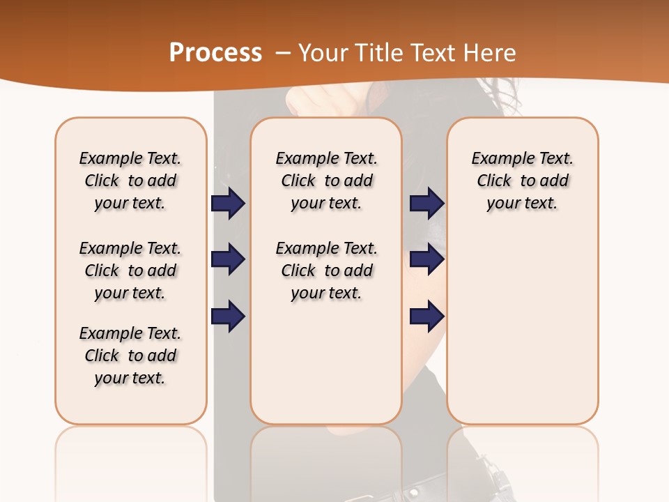 Flirting Female Makeup PowerPoint Template