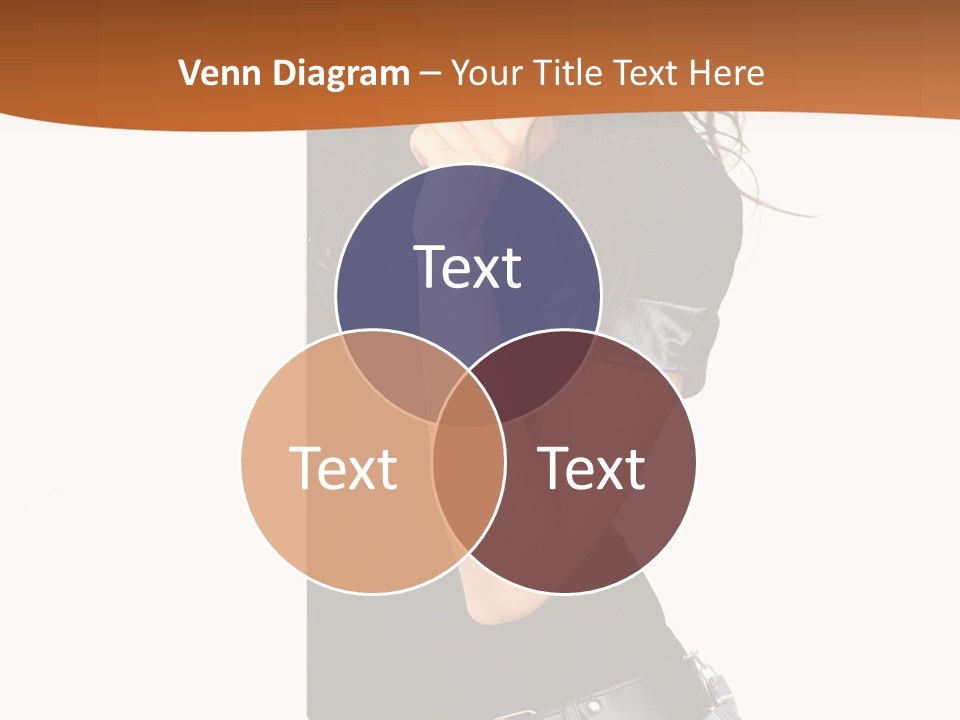 Flirting Female Makeup PowerPoint Template