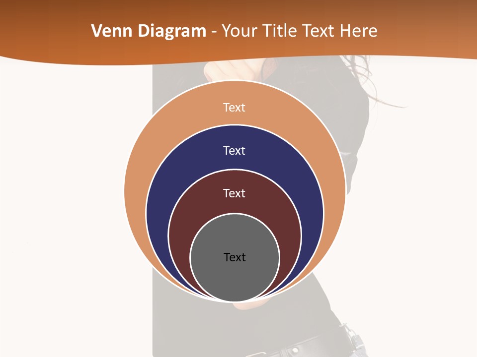 Flirting Female Makeup PowerPoint Template