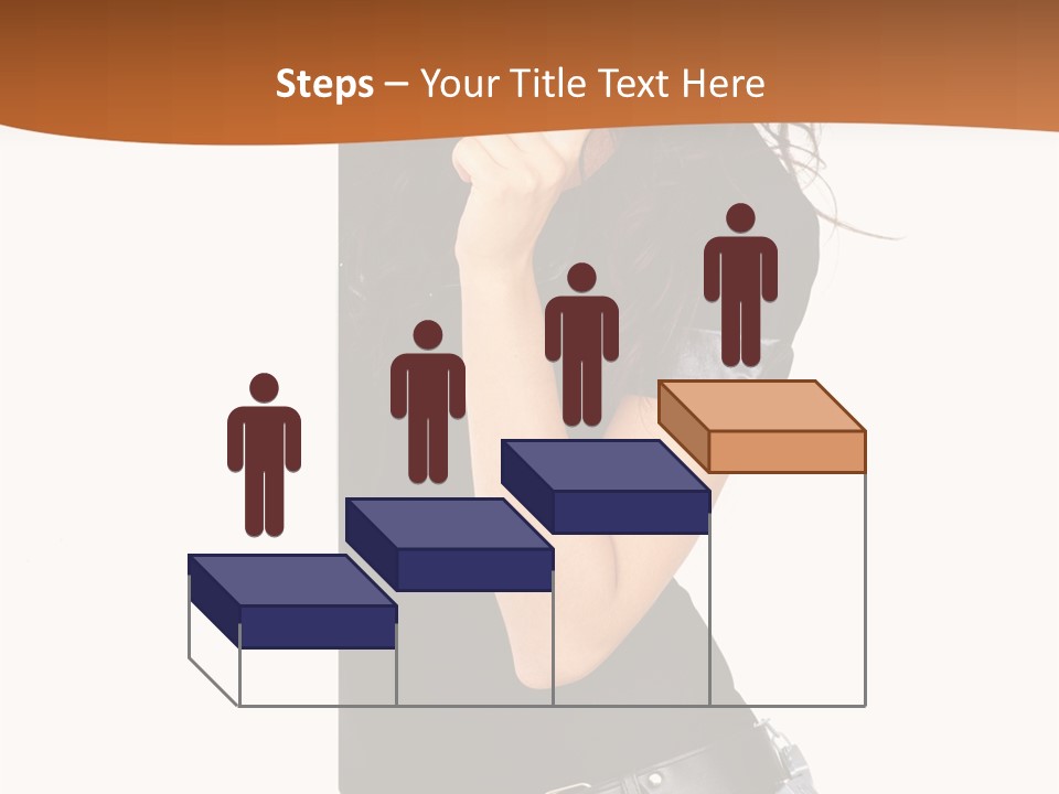 Flirting Female Makeup PowerPoint Template