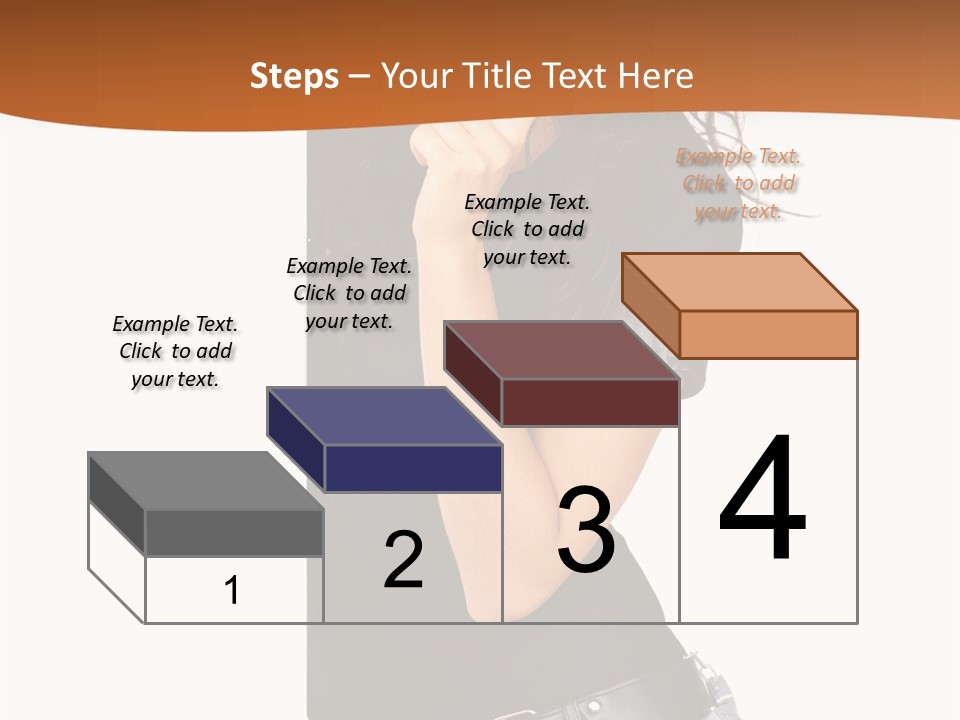 Flirting Female Makeup PowerPoint Template
