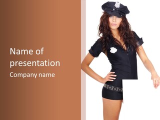 Fun Costume Text PowerPoint Template