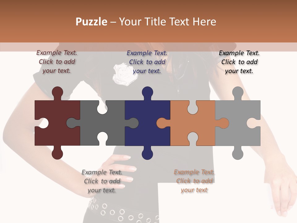 Fun Costume Text PowerPoint Template