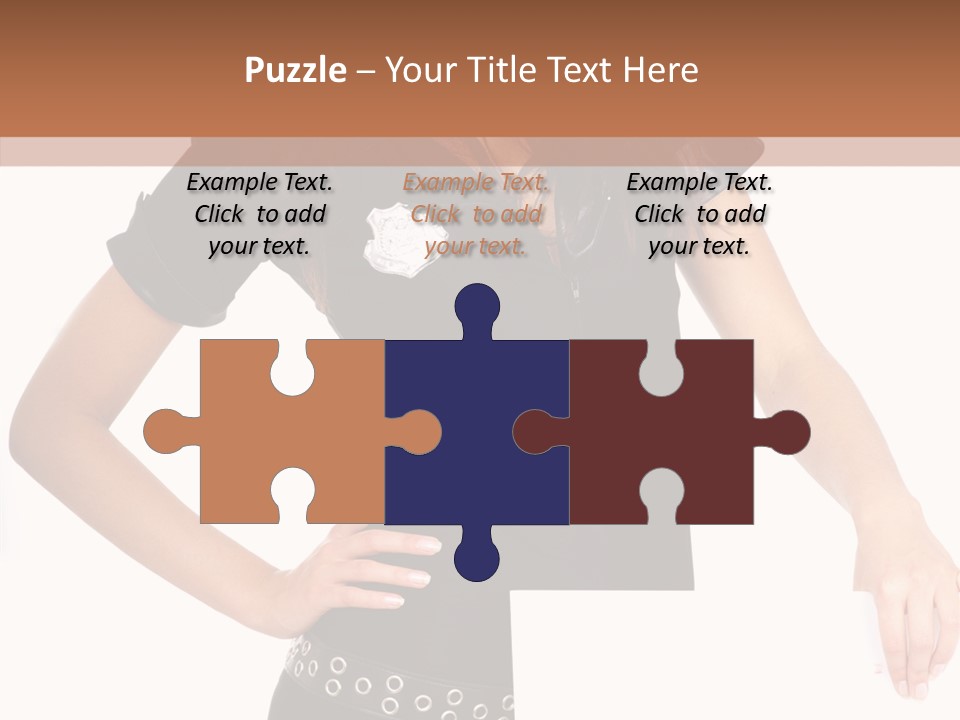 Fun Costume Text PowerPoint Template