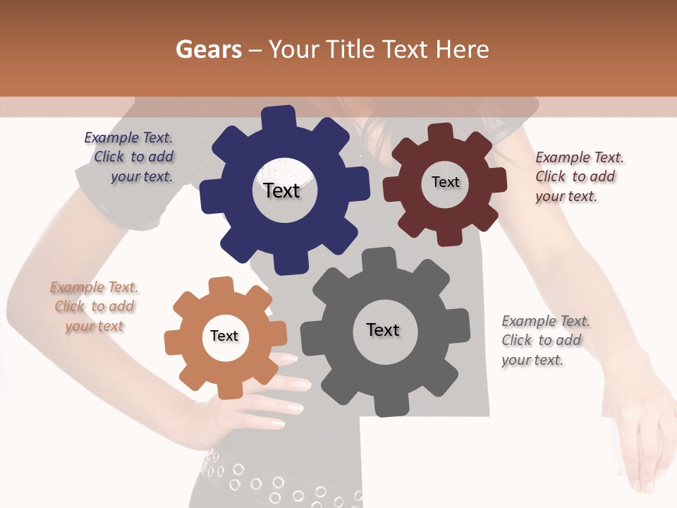 Fun Costume Text PowerPoint Template