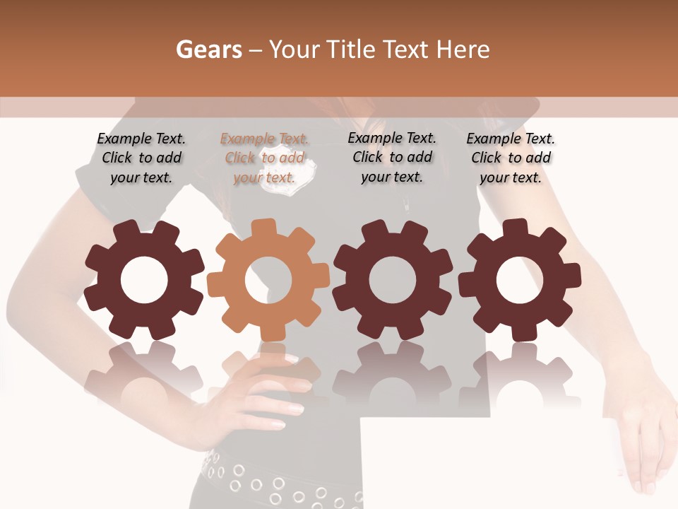 Fun Costume Text PowerPoint Template