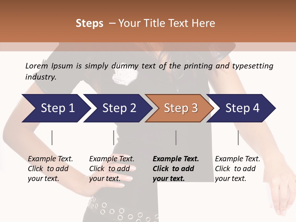 Fun Costume Text PowerPoint Template