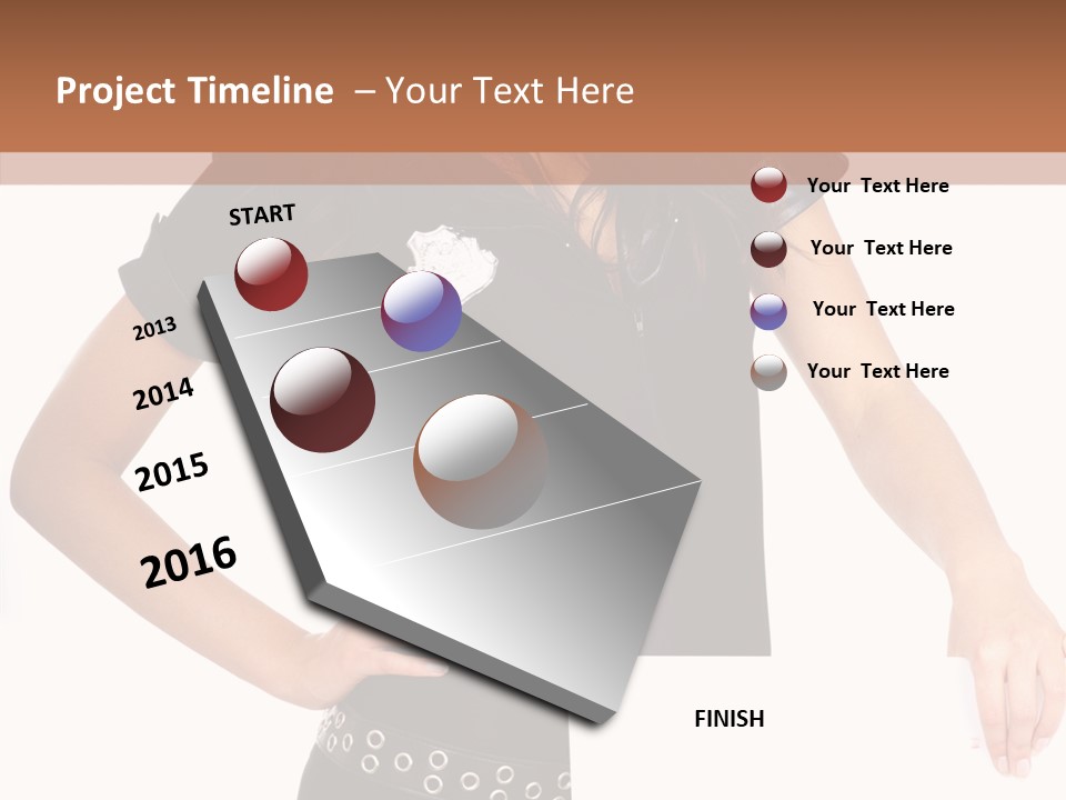 Fun Costume Text PowerPoint Template