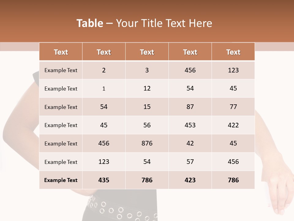 Fun Costume Text PowerPoint Template