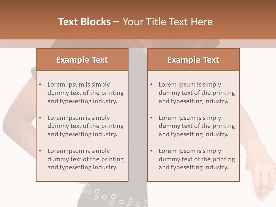Fun Costume Text PowerPoint Template