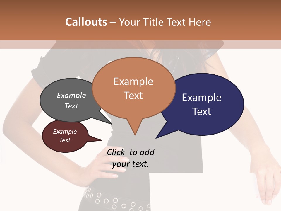 Fun Costume Text PowerPoint Template