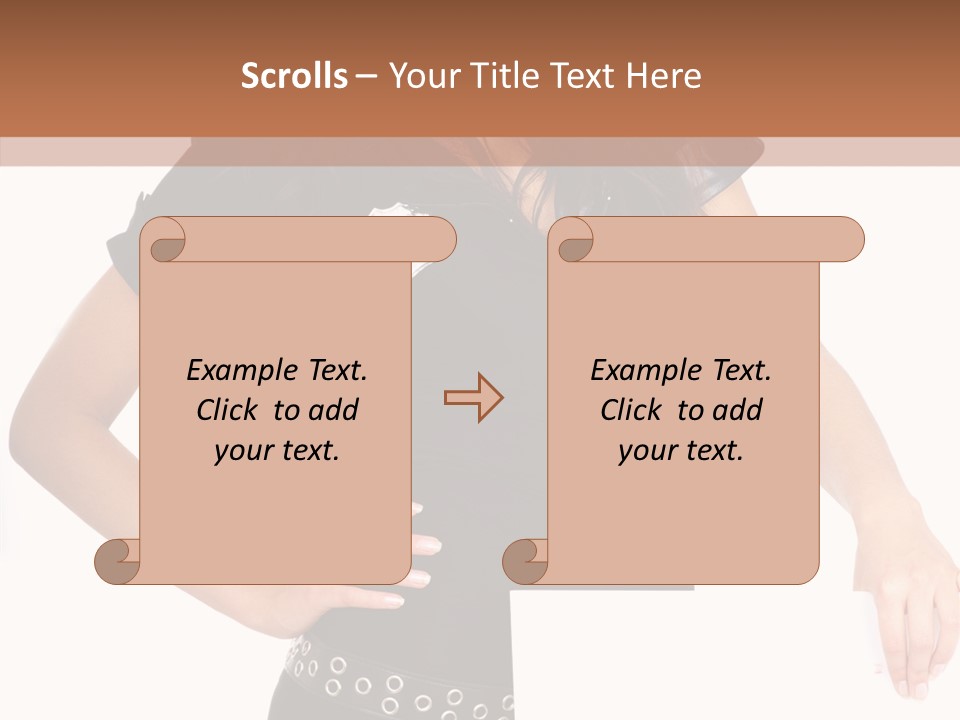 Fun Costume Text PowerPoint Template