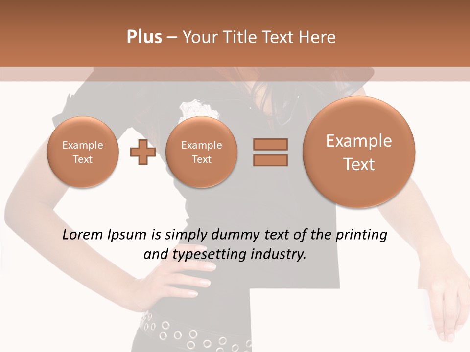 Fun Costume Text PowerPoint Template