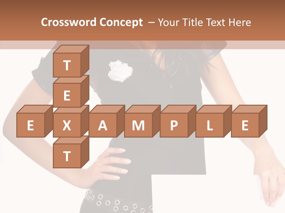 Fun Costume Text PowerPoint Template