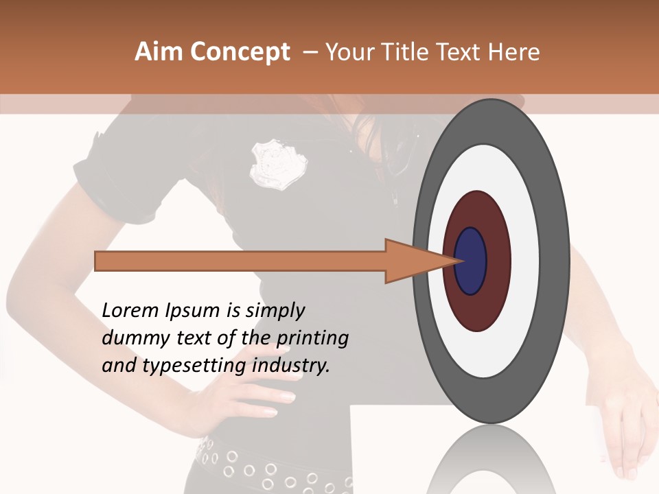 Fun Costume Text PowerPoint Template