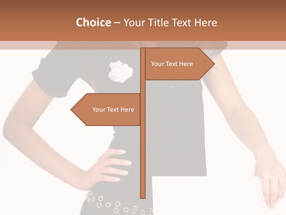 Fun Costume Text PowerPoint Template
