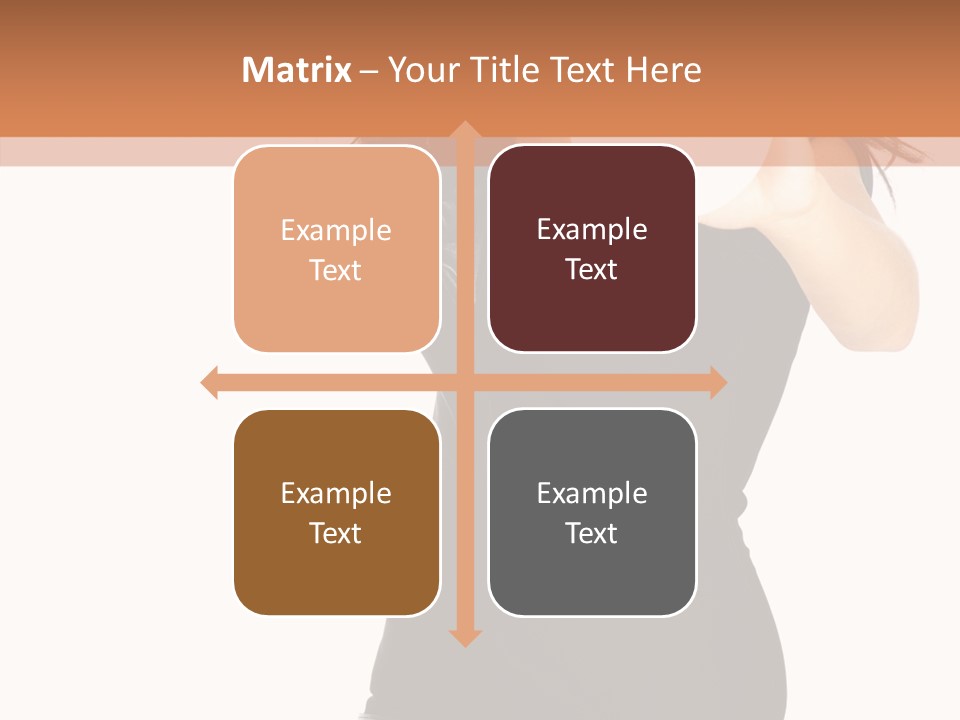 Sexy Portrait Modern PowerPoint Template