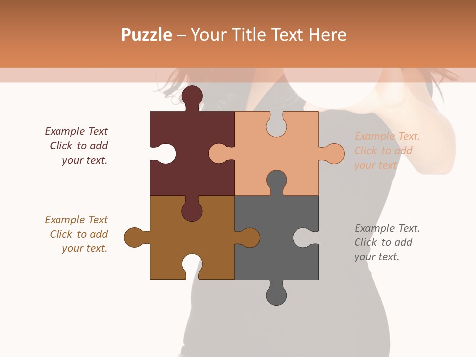 Sexy Portrait Modern PowerPoint Template