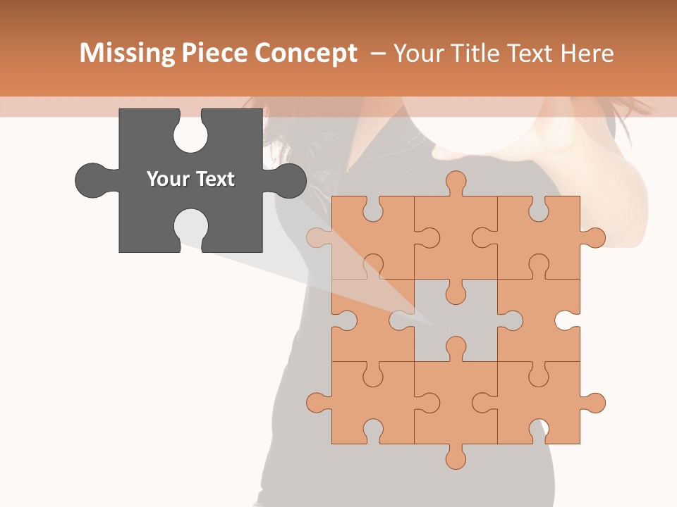 Sexy Portrait Modern PowerPoint Template