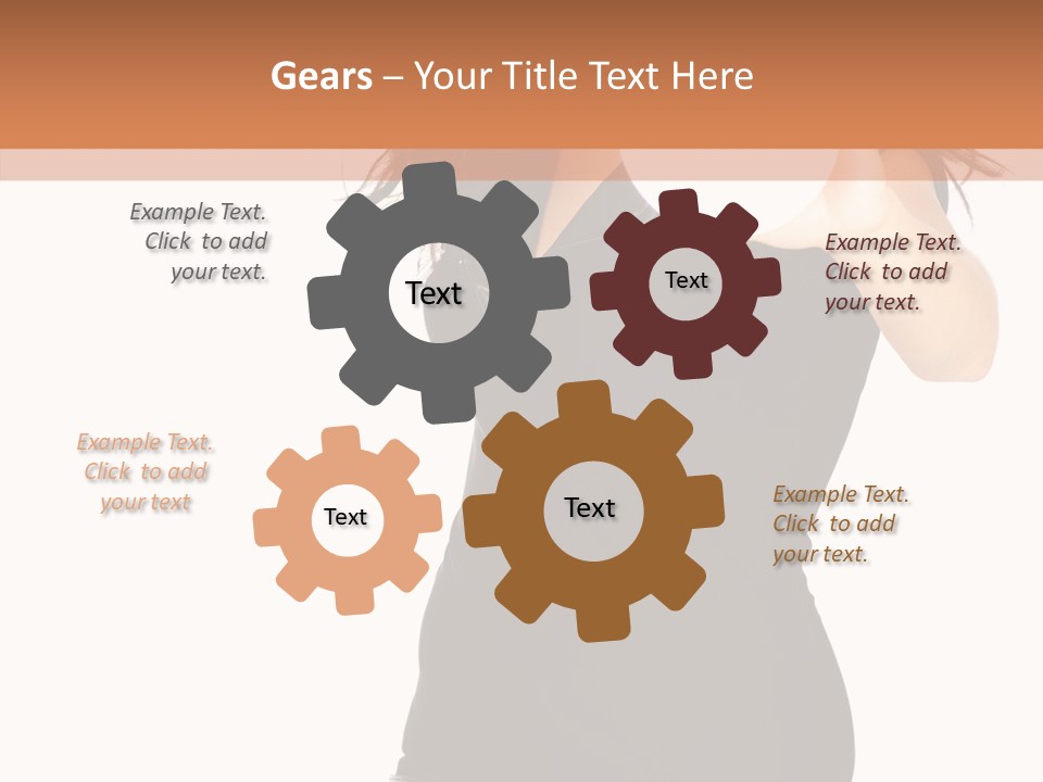 Sexy Portrait Modern PowerPoint Template