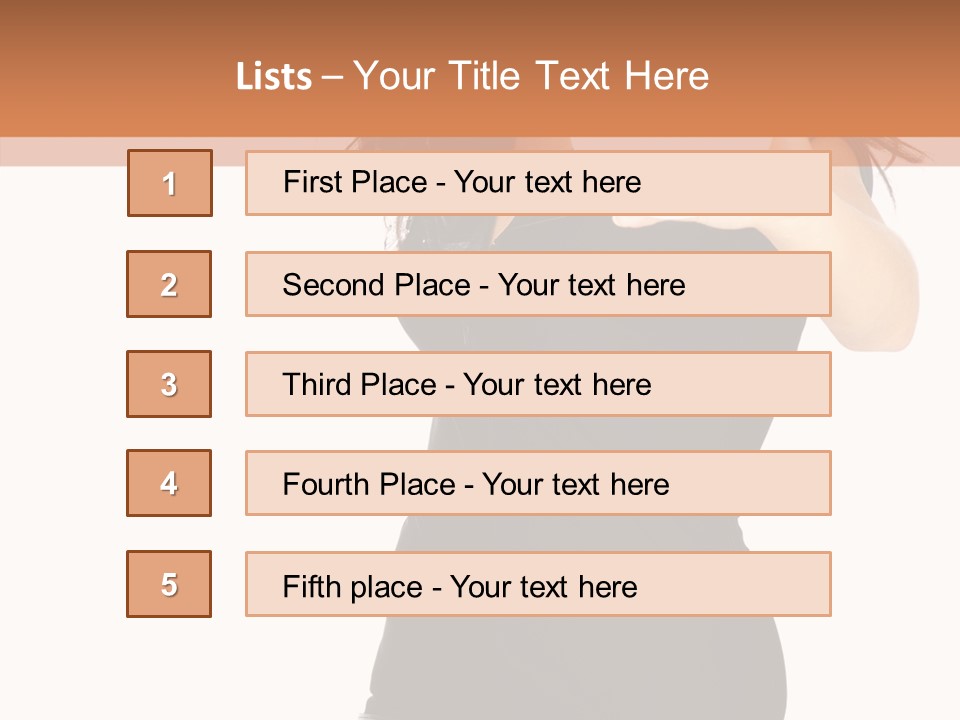 Sexy Portrait Modern PowerPoint Template