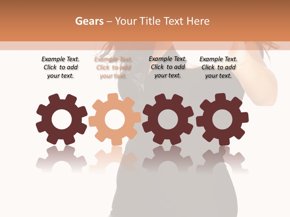 Sexy Portrait Modern PowerPoint Template