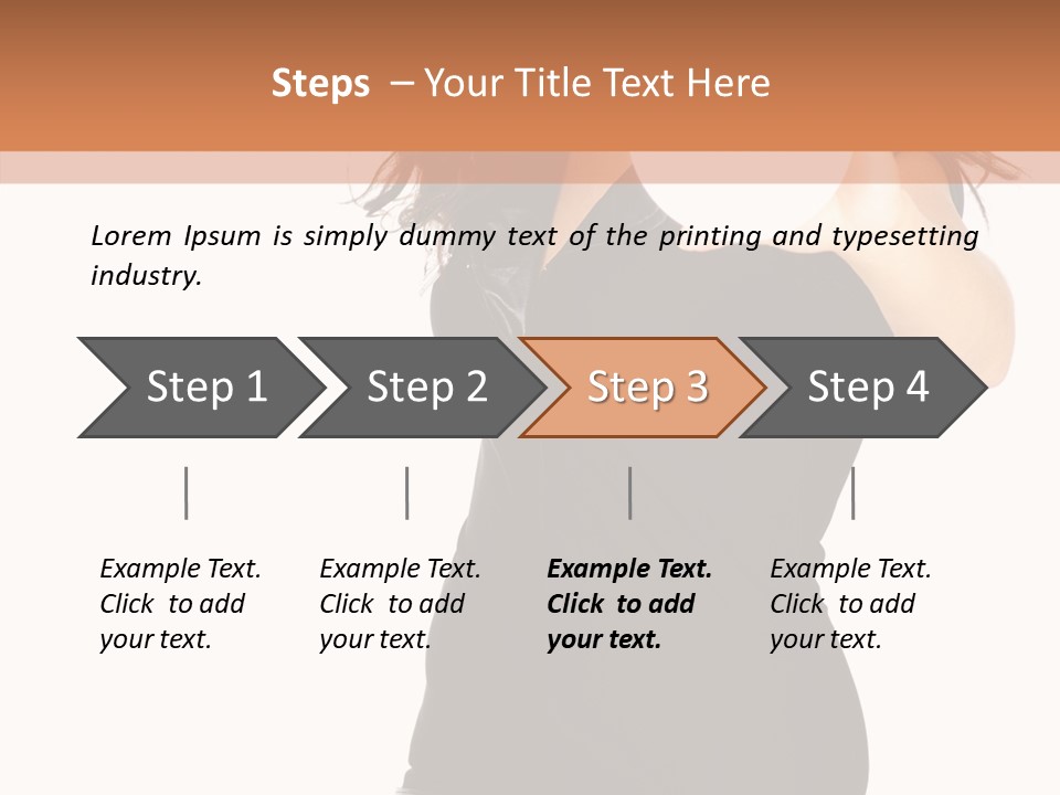 Sexy Portrait Modern PowerPoint Template