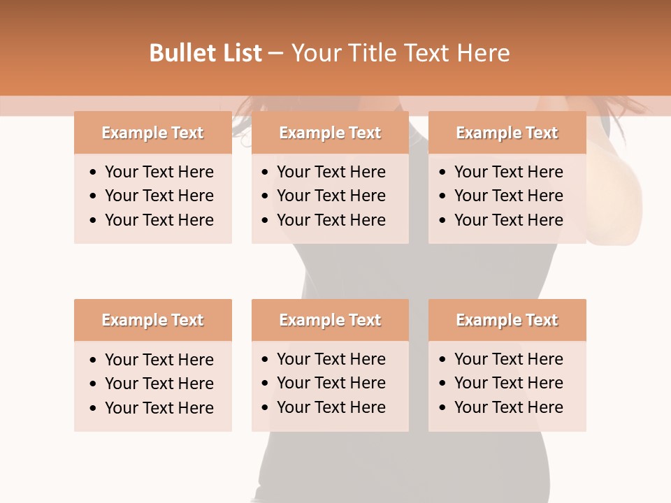 Sexy Portrait Modern PowerPoint Template